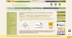Desktop Screenshot of die-seifenmanufaktur.de